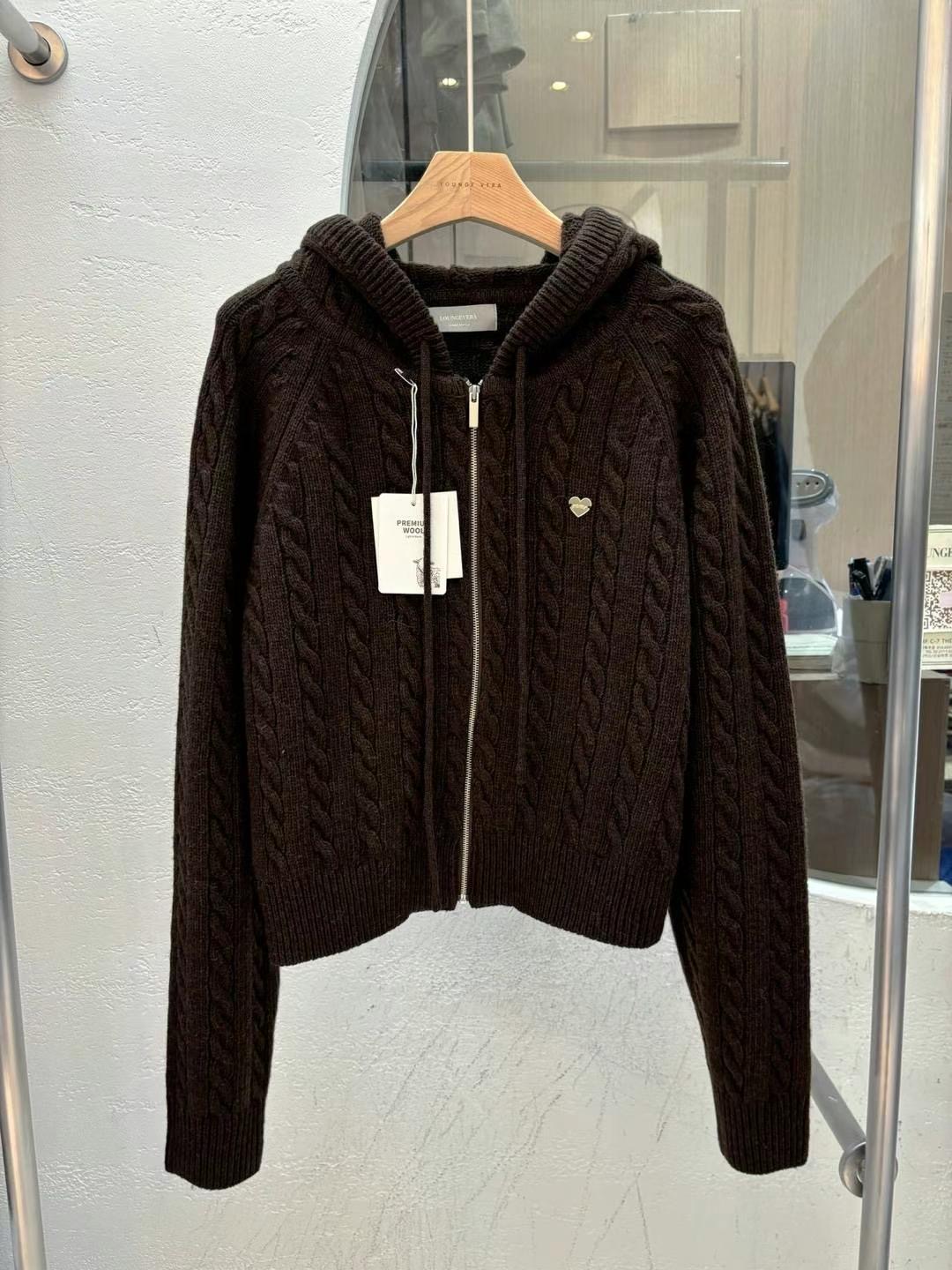 LOUNGE VERA直郵韓國代購㊣女裝新品休閑時尚熱賣人氣針織衫LOUNGE VERA-2件訂針織衫圖色2