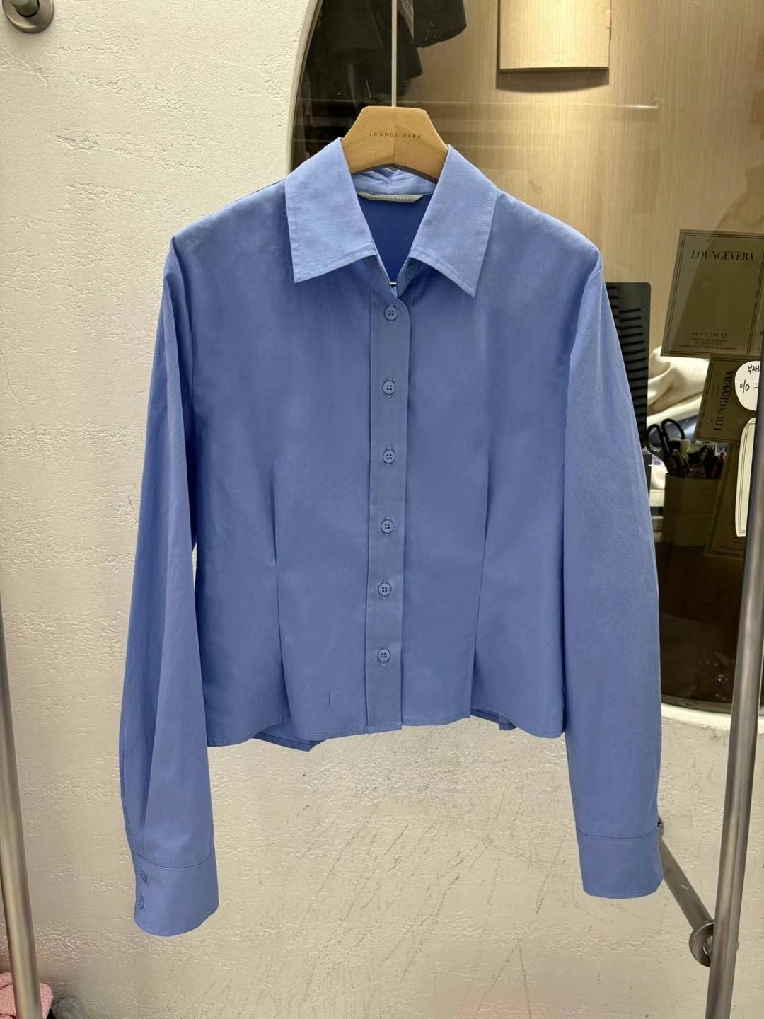 LOUNGE VERA韓國直郵㊣女裝新品熱賣推薦時尚休閑襯衫蕾絲衫LOUNGE VERA-2件訂襯衫/蕾絲衫圖色2