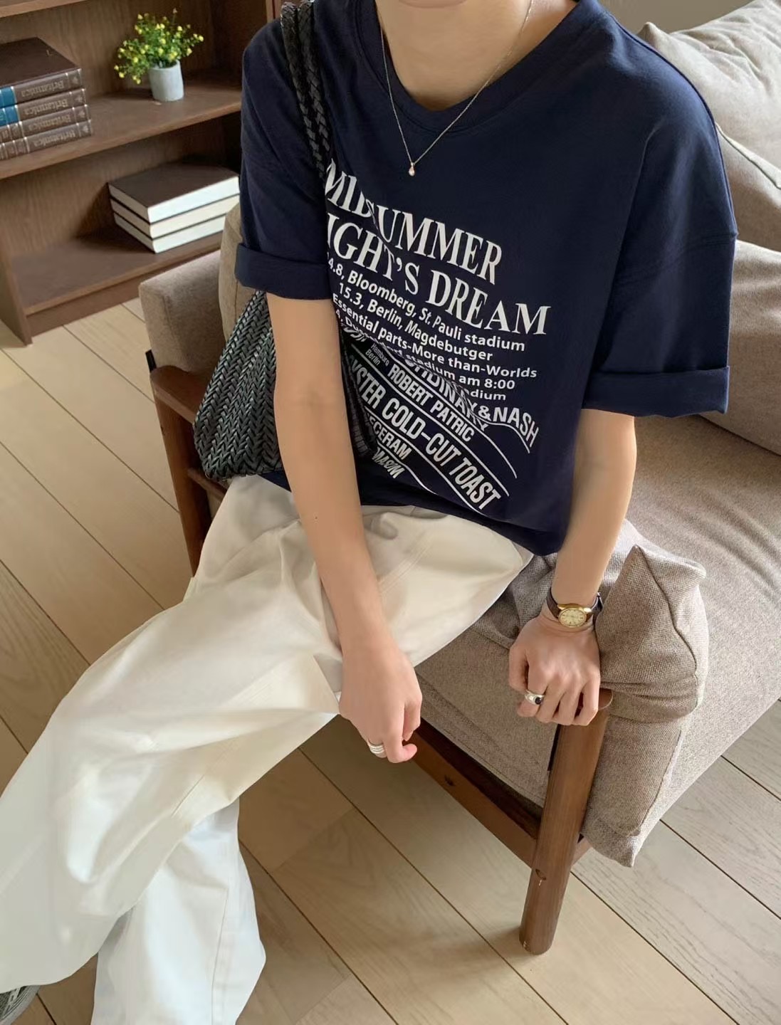 SIGNATURE韓國直郵㊣東大門實拍女裝新款人氣推薦時尚職業T恤SIGNATURET恤