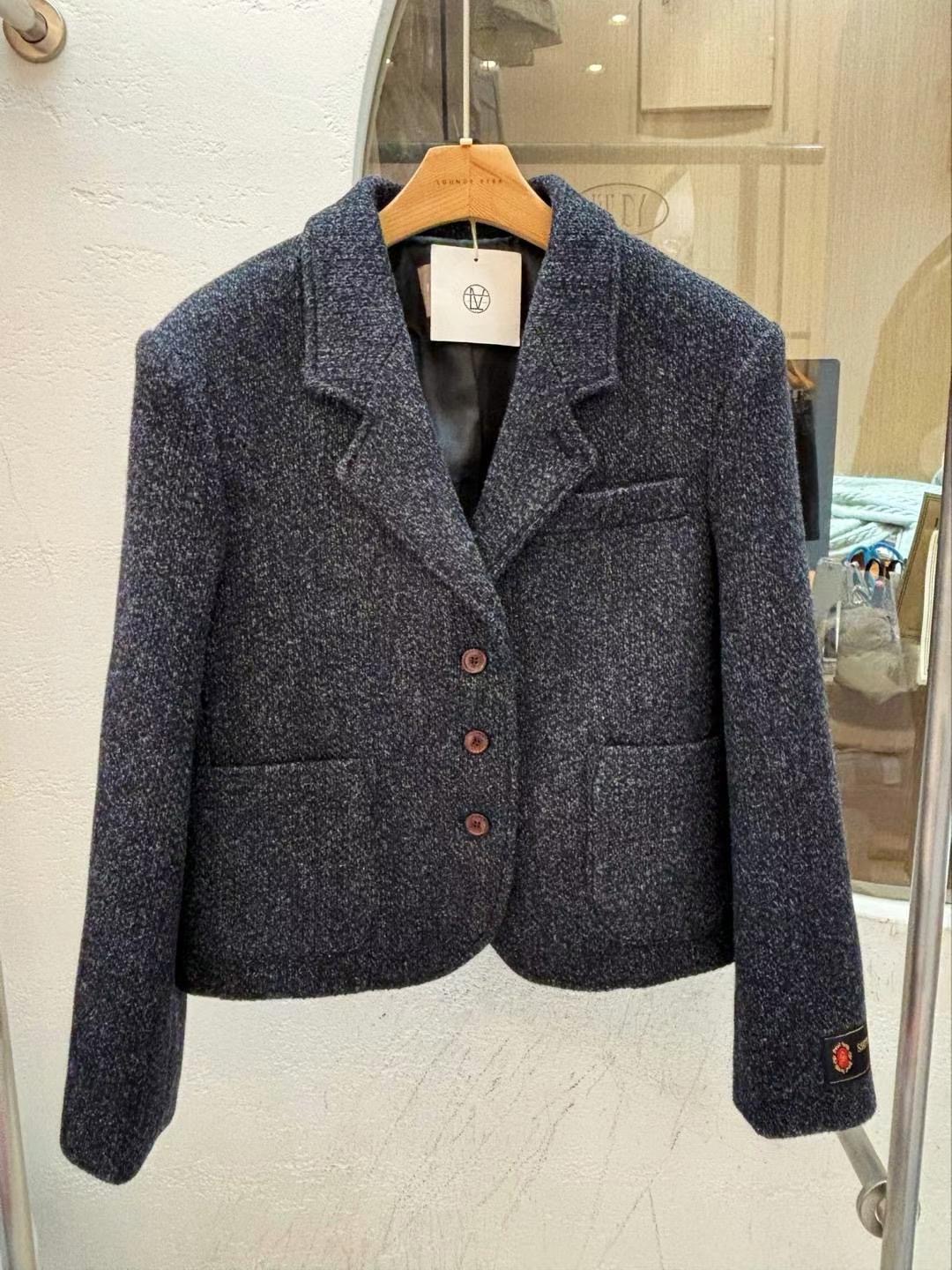 LOUNGE VERA直郵韓國代購㊣女裝新品人氣職業熱賣推薦夾克LOUNGE VERA-2件訂夾克圖色2