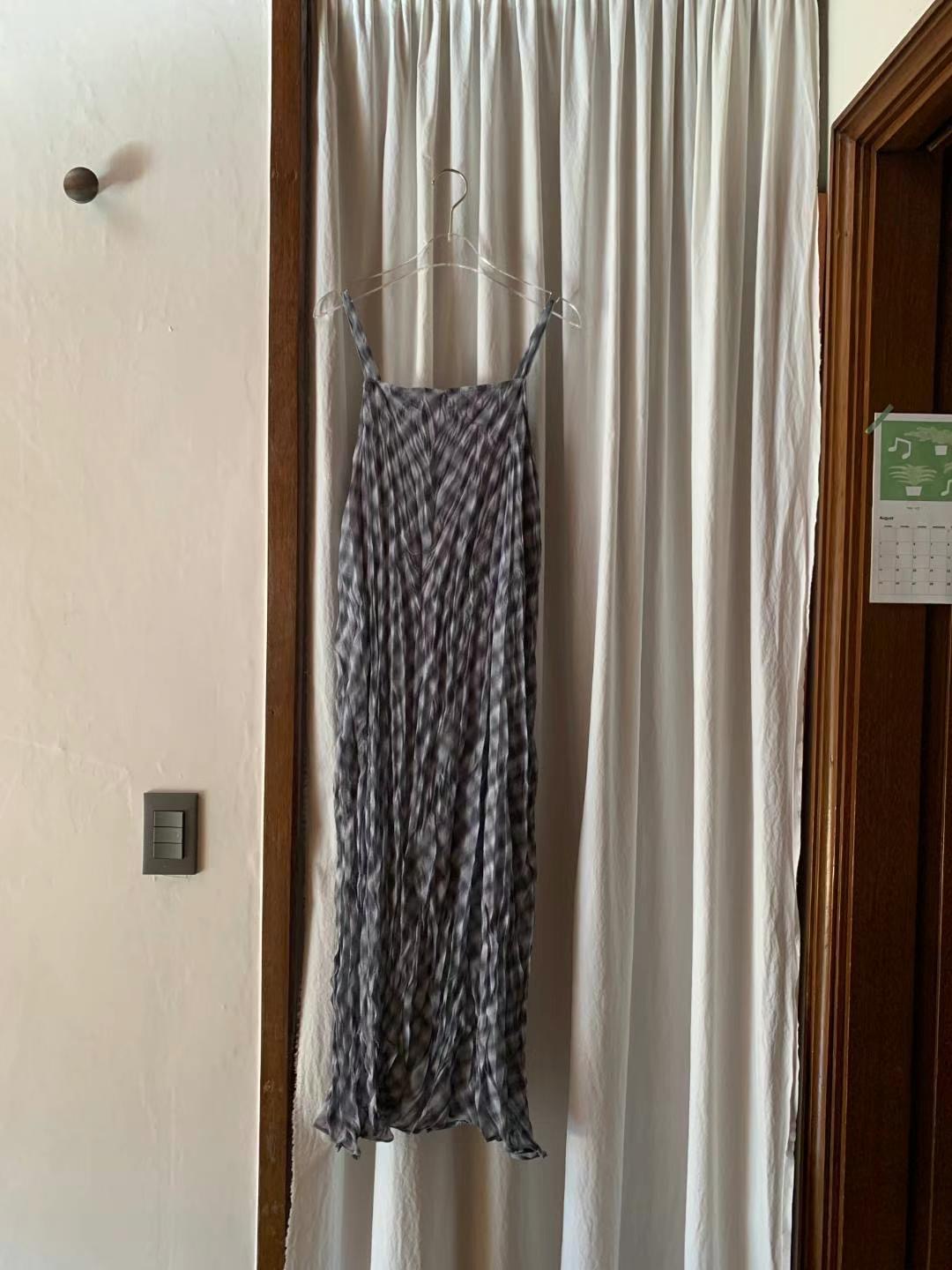 MYCABINET韓國直郵㊣女裝新款25春夏推薦時尚休閑連衣裙格紋MYCABINET連衣裙圖色2