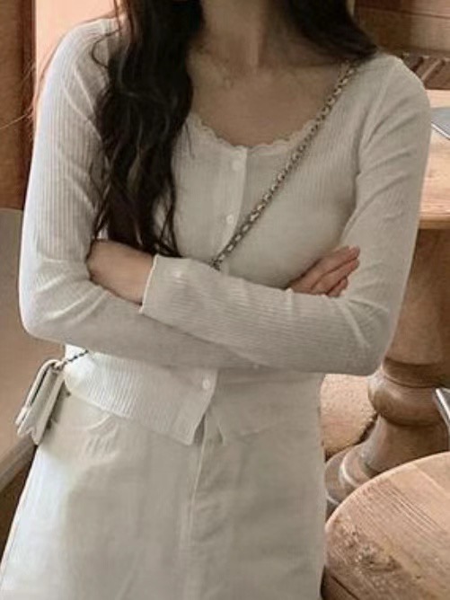 MYCABINET韓國直郵㊣女裝新款時尚職業人氣推薦熱賣休閑針織衫MYCABINET針織衫