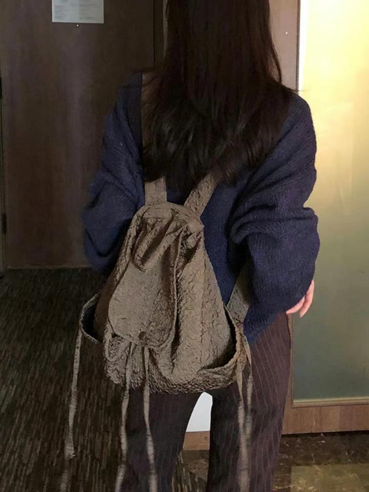 MYCABINET直郵韓國代購㊣女裝新品25春夏熱賣推薦職業雙肩背包MYCABINET雙肩背包