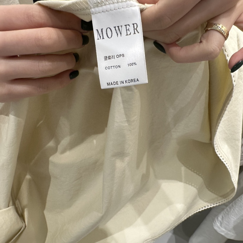 MOWER東大門代購女裝新品25春夏熱賣推薦時尚真品職業連衣裙MOWER連衣裙