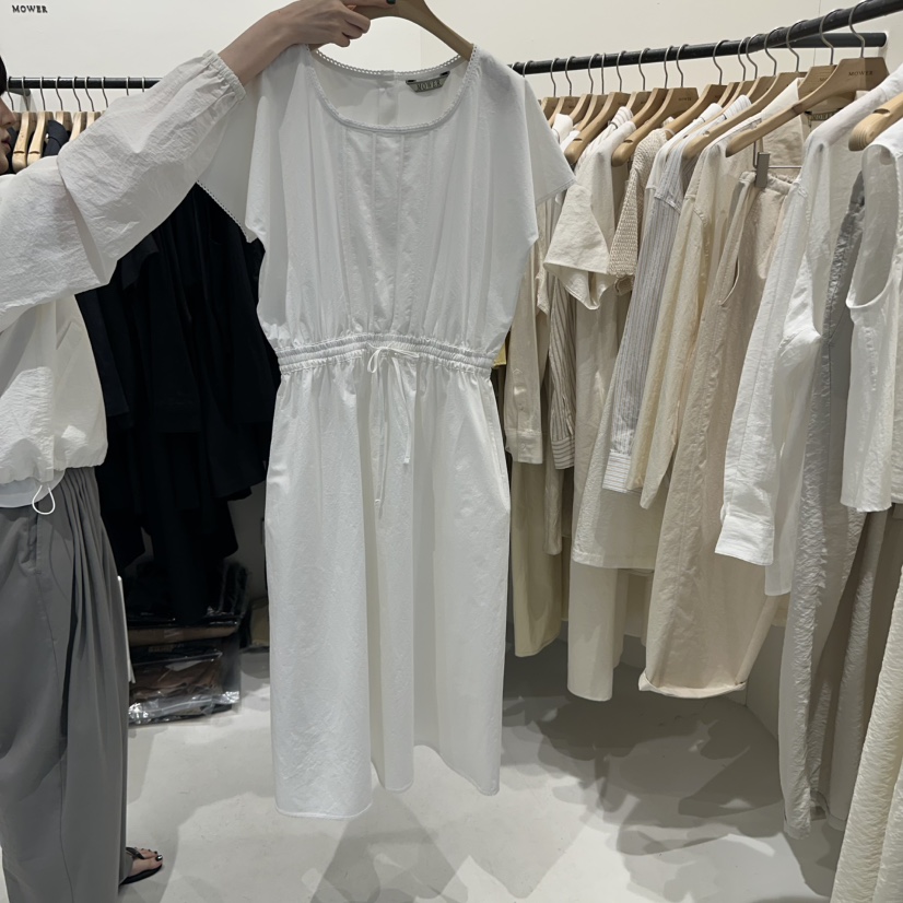 MOWER東大門代購女裝新品25春夏熱賣推薦時尚真品職業連衣裙MOWER連衣裙圖色2