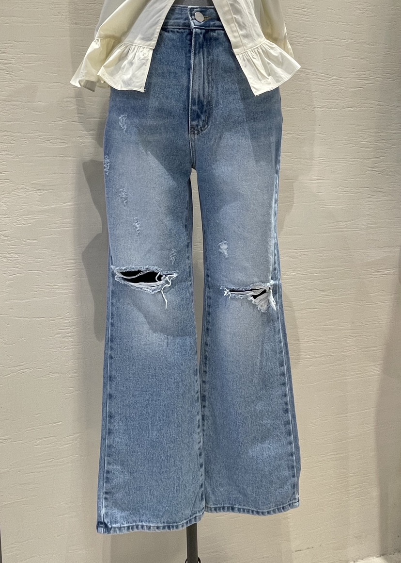 HI HIGH韓國直郵女裝新品人氣職業25春夏推薦時尚真品牛仔褲SEESTAR/hi high牛仔褲