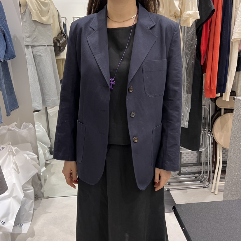 WOOD SAGE東大門實拍女士新款推薦真品熱賣人氣25春夏夾克亞麻WOOD SAGE夾克圖色3