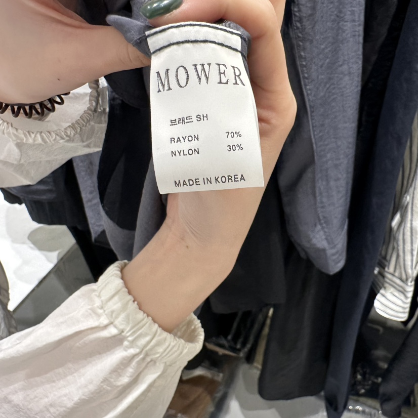 MOWER韓國代購女裝新款推薦人氣真品職業25春夏時尚襯衫蕾絲衫MOWER襯衫/蕾絲衫