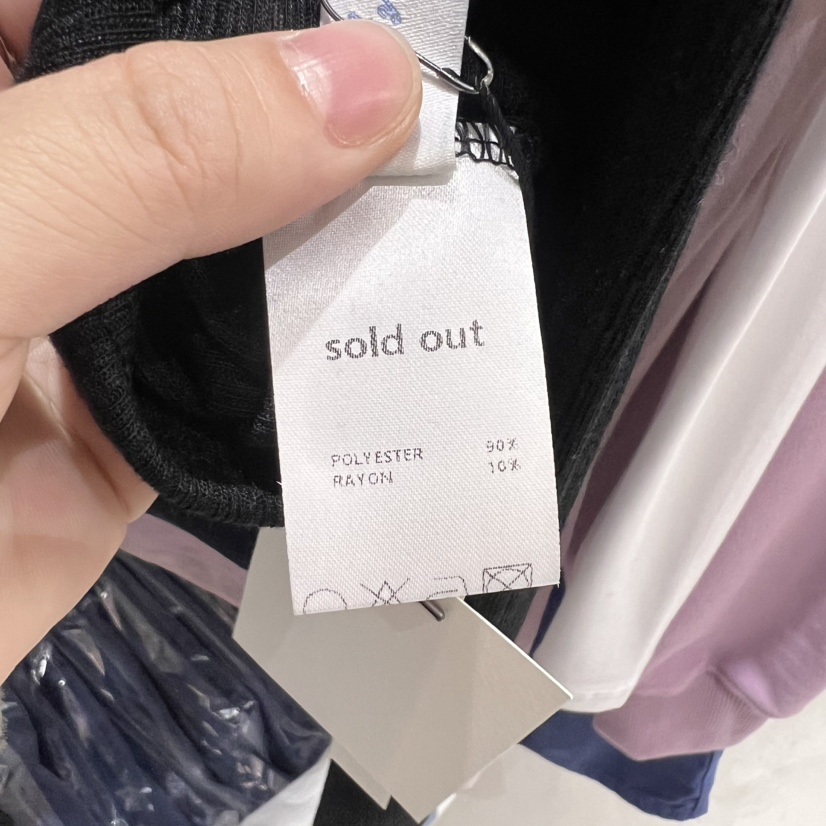 SOLD OUT東大門直郵女士新款推薦真品25春夏熱賣休閑長袖T恤SOLD OUT長袖T恤