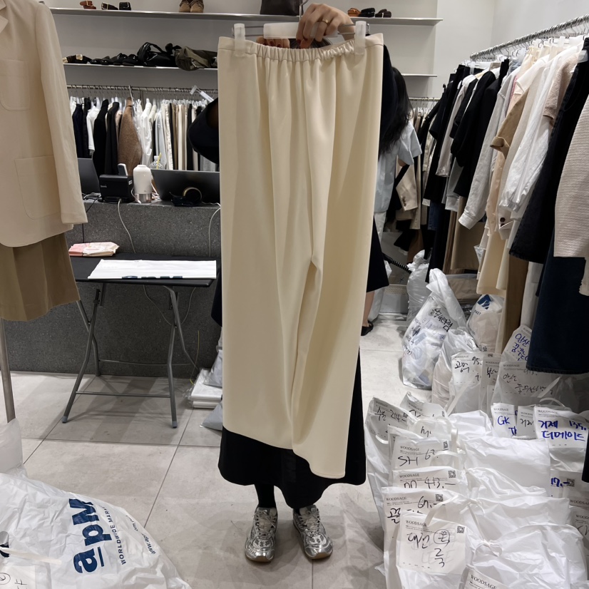 WOOD SAGE韓國直郵女士新品真品人氣休閑25春夏時尚休閑褲WOOD SAGE休閑褲