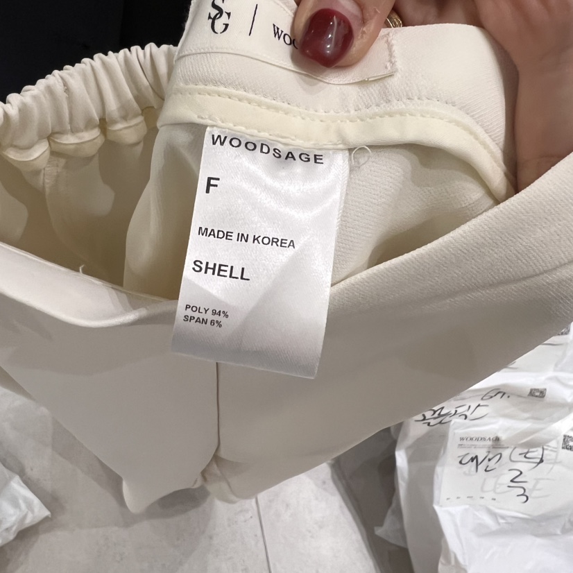 WOOD SAGE韓國直郵女士新品真品人氣休閑25春夏時尚休閑褲WOOD SAGE休閑褲