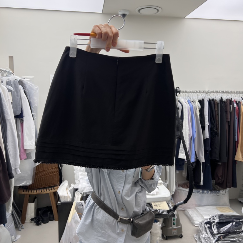 SOLD OUT韓國代購女裝新款時尚25春夏真品人氣休閑職業短裙SOLD OUT短裙