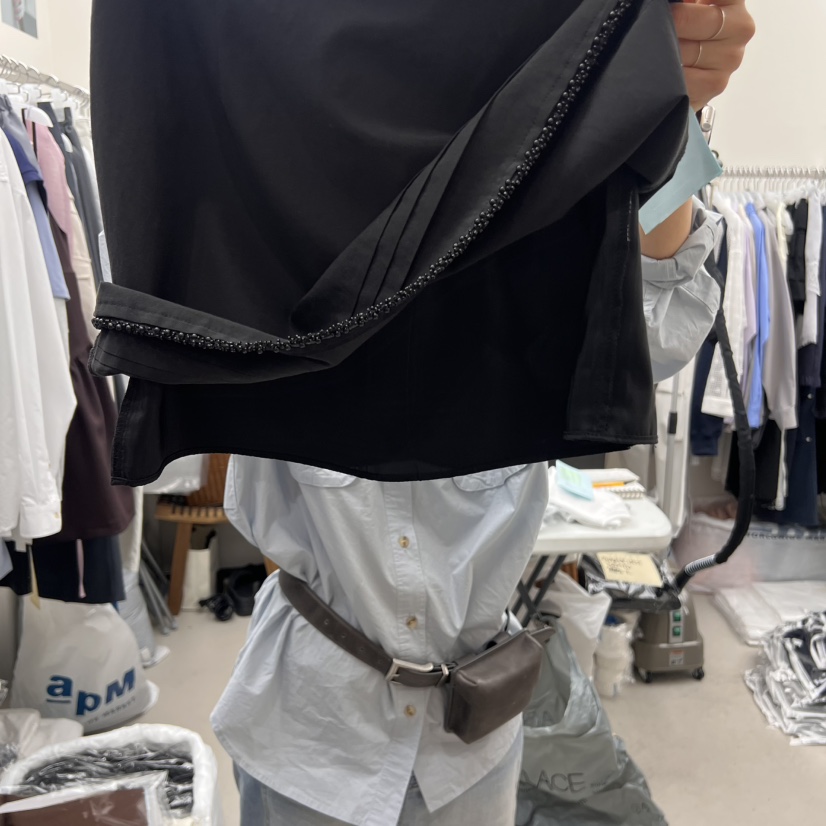 SOLD OUT韓國代購女裝新款時尚25春夏真品人氣休閑職業短裙SOLD OUT短裙
