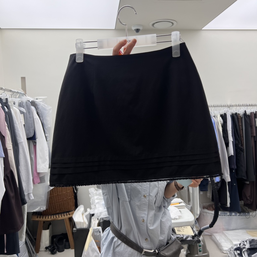SOLD OUT韓國代購女裝新款時尚25春夏真品人氣休閑職業短裙SOLD OUT短裙圖色2
