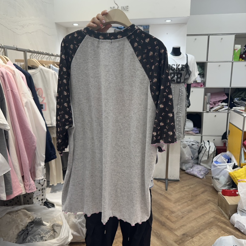 DE LINE東大門實拍女士新品真品推薦職業25春夏熱賣時尚T恤DE LINET恤