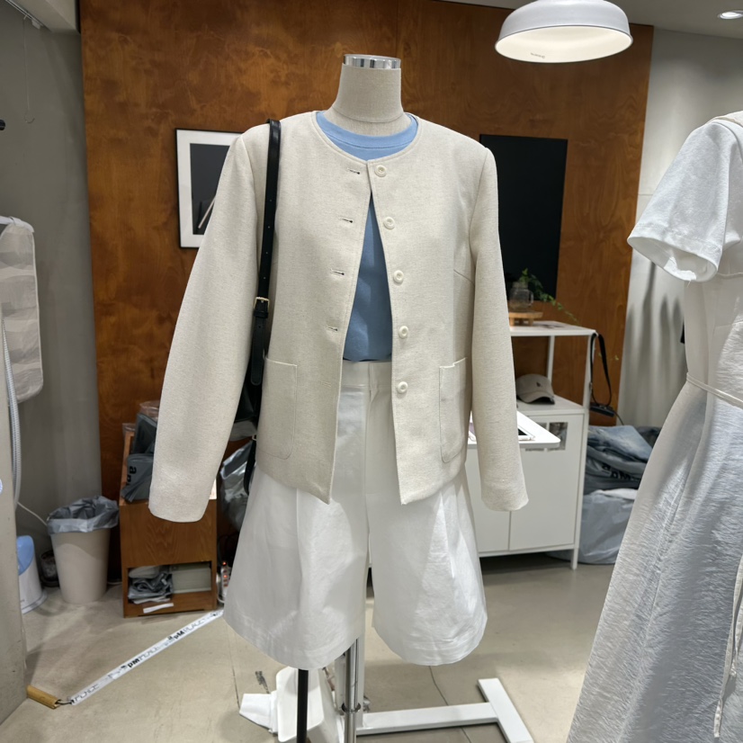 BOUTIQUE SEOUL-P東大門直郵女士新品推薦25春夏職業夾克But ton/BOUTIQUE SEOUL夾克