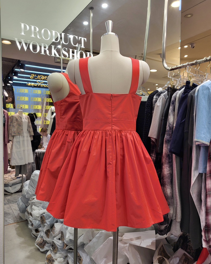 WORK SHOP東大門實拍女裝新品25春夏時尚職業休閑人氣連衣裙Work_shop連衣裙