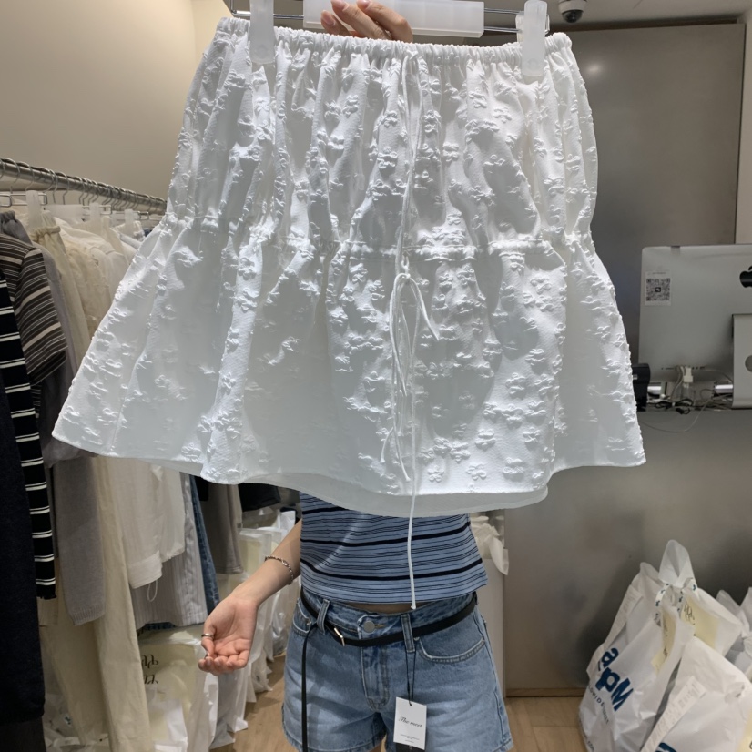 MEET ME東大門實拍女士新款職業熱賣真品半身裙中短裙喇叭MEET ME半身裙/中短裙圖色1