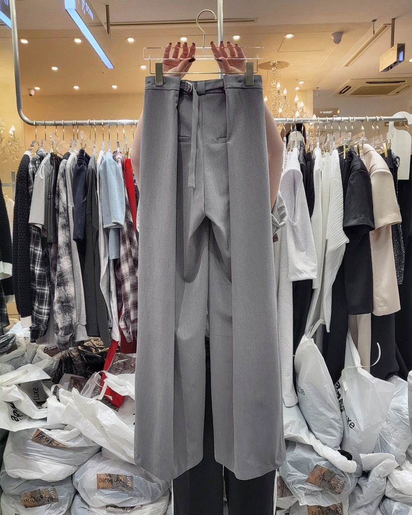 WORK SHOP東大門代購女士新款休閑25春夏時尚職業人氣休閑褲Work_shop休閑褲