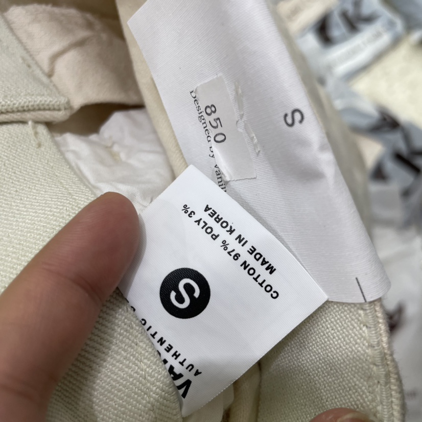 VANILLA J韓國代購女裝新品推薦職業休閑熱賣時尚25春夏牛仔褲VANILLA J牛仔褲
