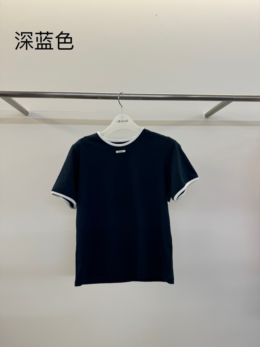 OLI SEOUL東大門代購女士新品休閑真品時尚推薦職業人氣T恤OLI SEOULT恤圖色2