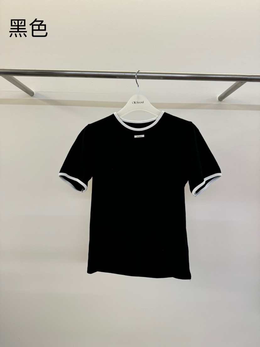 OLI SEOUL東大門代購女士新品休閑真品時尚推薦職業人氣T恤OLI SEOULT恤圖色3