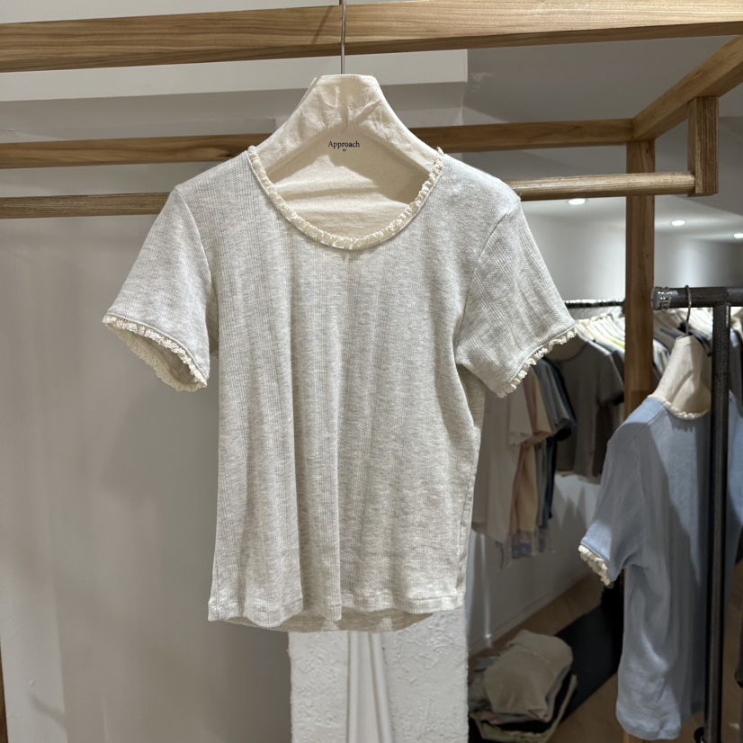 APPROACH0.1韓國代購女裝新品職業時尚推薦真品人氣休閑T恤APPROACH0.1T恤