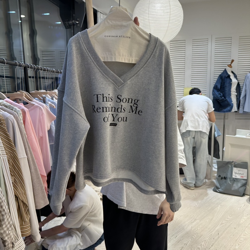 COPINER東大門實拍女裝新款時尚職業人氣休閑真品25春夏衛衣COPINER衛衣圖色3