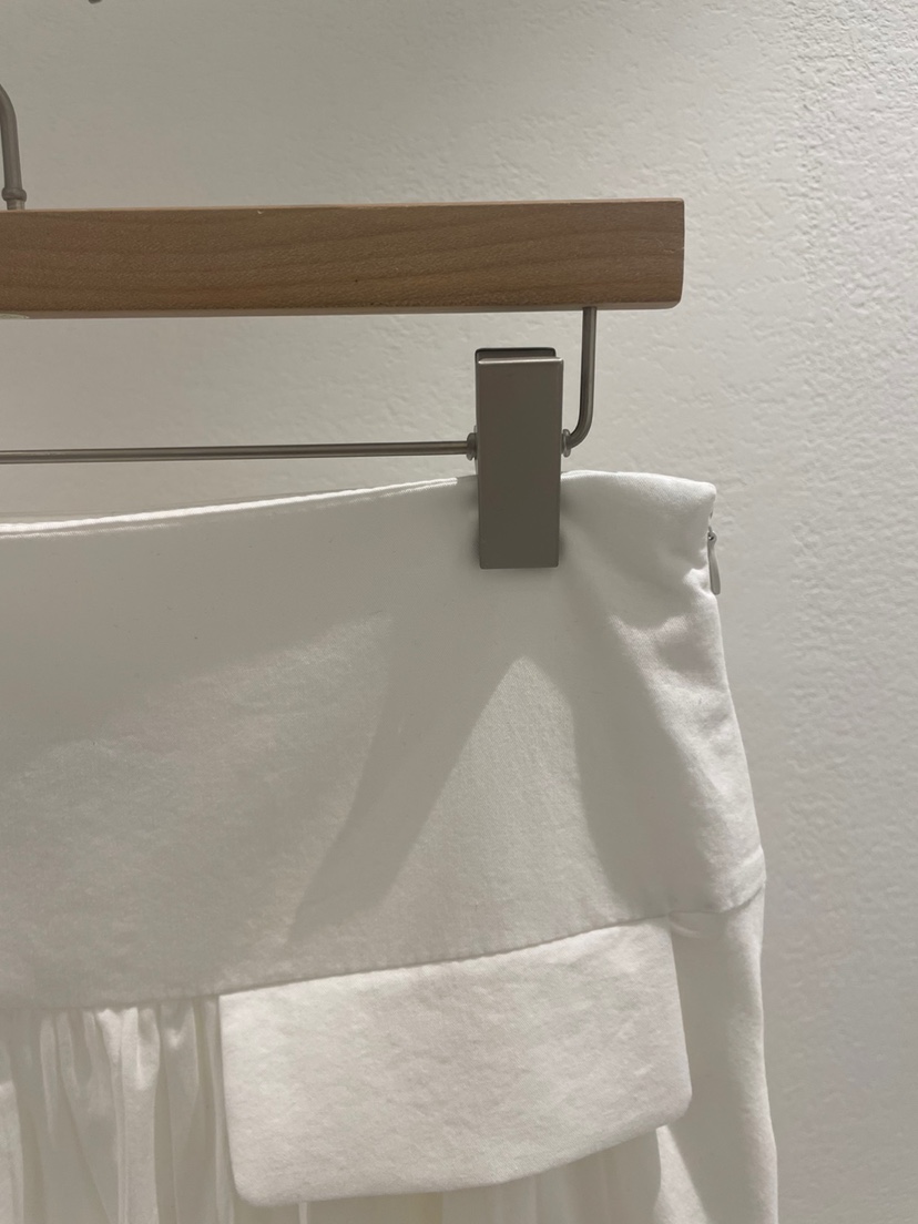 ROOMS SHOP韓國直郵女士新品25春夏時尚休閑職業推薦長裙喇叭ROOMS_SHOP長裙