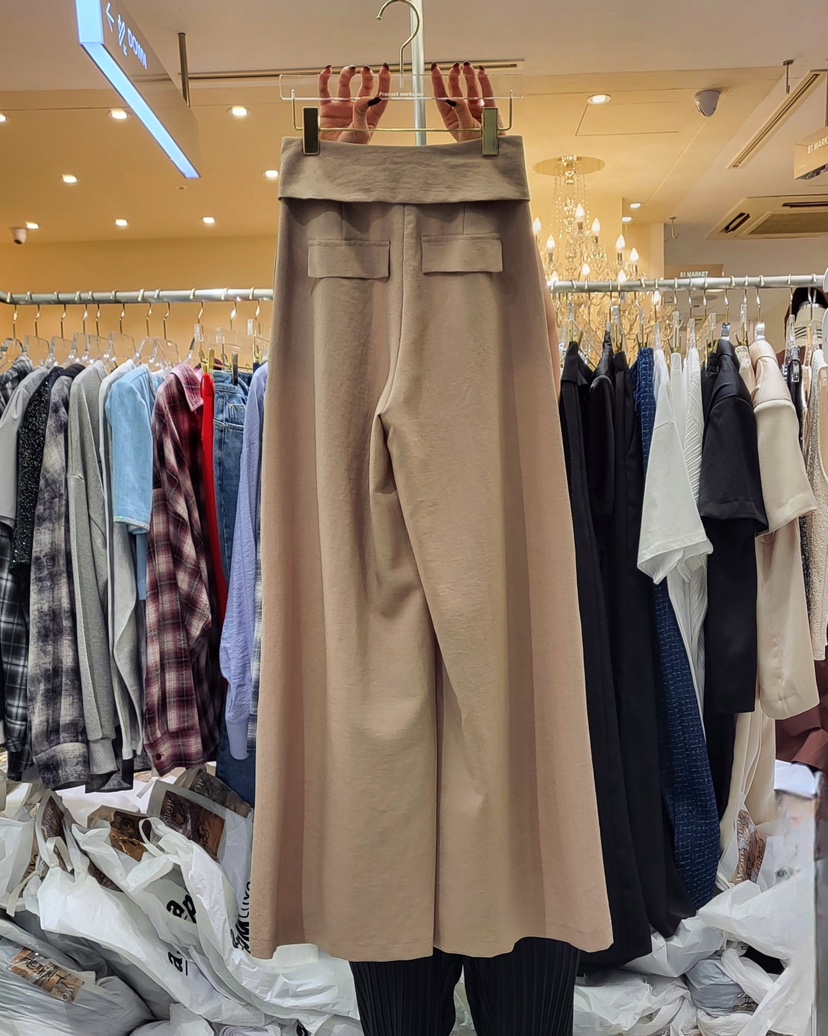 WORK SHOP韓國代購女士新品真品熱賣推薦休閑職業25春夏休閑褲Work_shop休閑褲