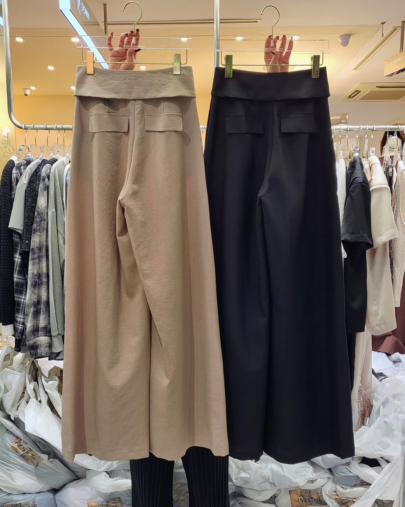 WORK SHOP韓國代購女士新品真品熱賣推薦休閑職業25春夏休閑褲Work_shop休閑褲