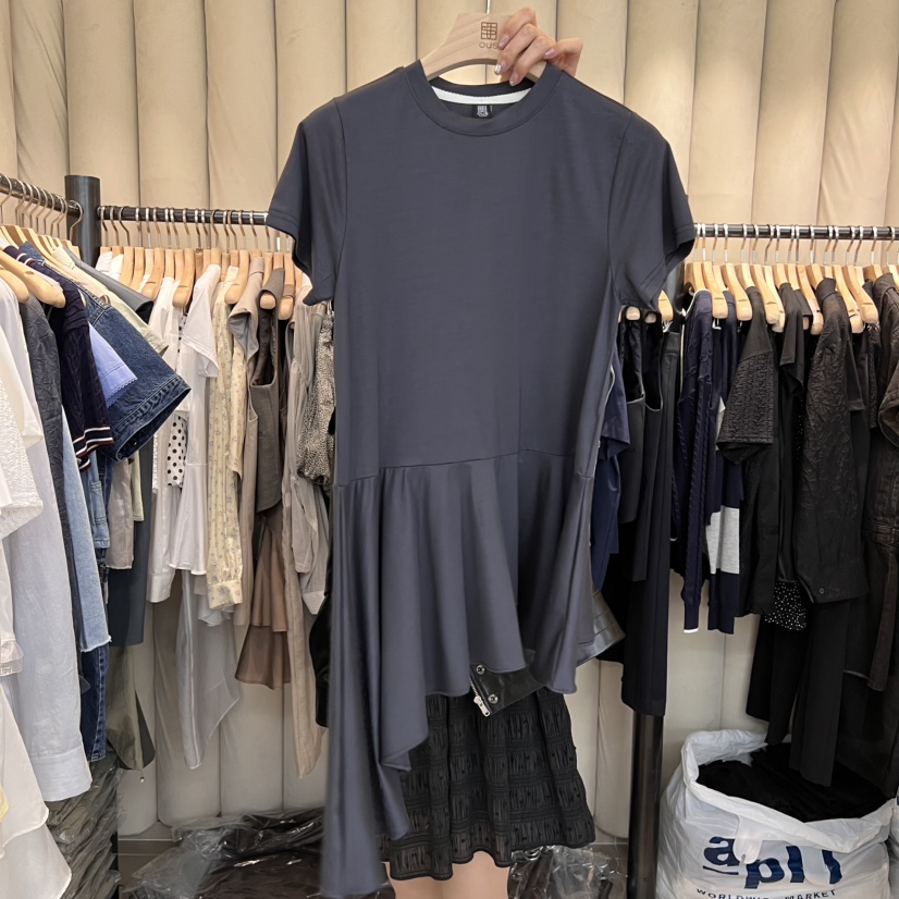 OUS/INCH-L東大門直郵女士新品人氣職業時尚真品推薦熱賣T恤OUS/INCHT恤圖色2