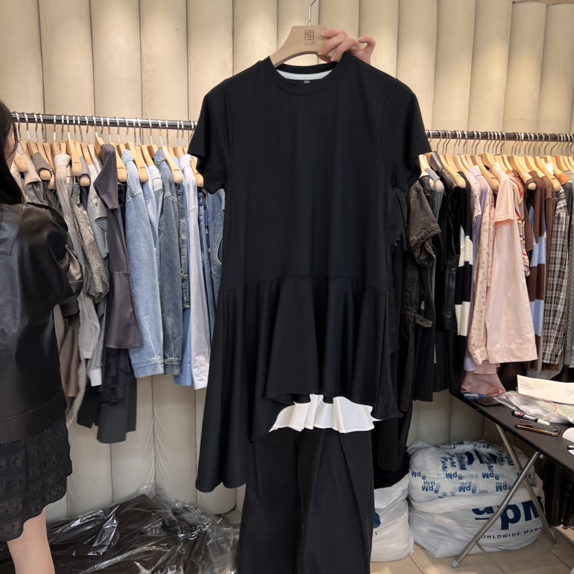 OUS/INCH-L東大門直郵女士新品人氣職業時尚真品推薦熱賣T恤OUS/INCHT恤圖色4