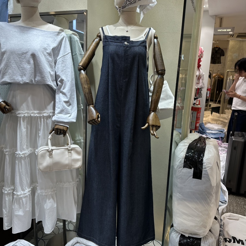 BAMBOLINA韓國直郵女士新品時尚推薦職業25春夏真品熱賣連體褲BAMBOLINA連體褲