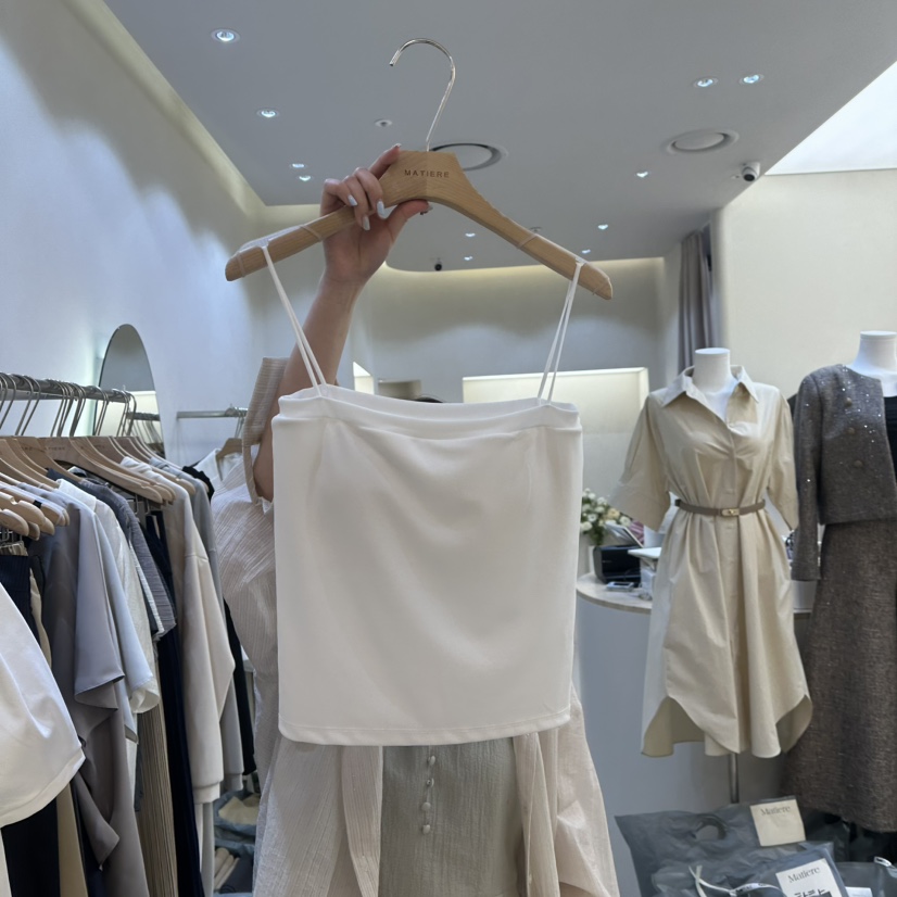 MATIERE韓國直郵女士新款推薦熱賣人氣25春夏職業時尚吊帶背心MATIERE吊帶/背心圖色1