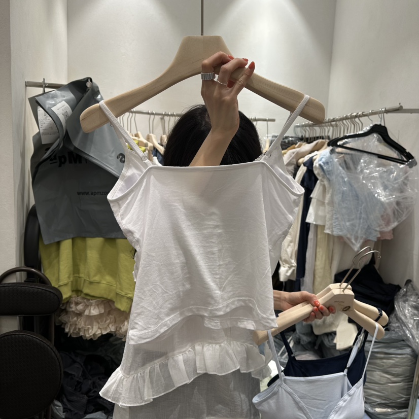 BERTHA韓國直郵女士新品時尚25春夏推薦人氣真品休閑吊帶背心BERTHA吊帶/背心
