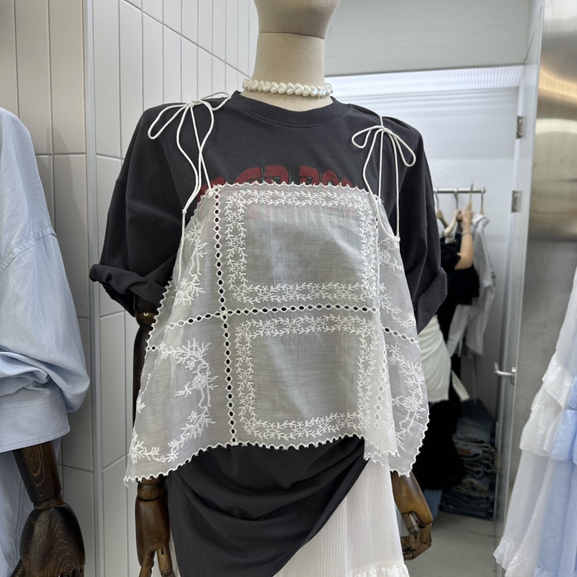 MIXXIN東大門代購女士新品推薦熱賣真品吊帶背心不含內搭蕾絲MIXXIN吊帶/背心
