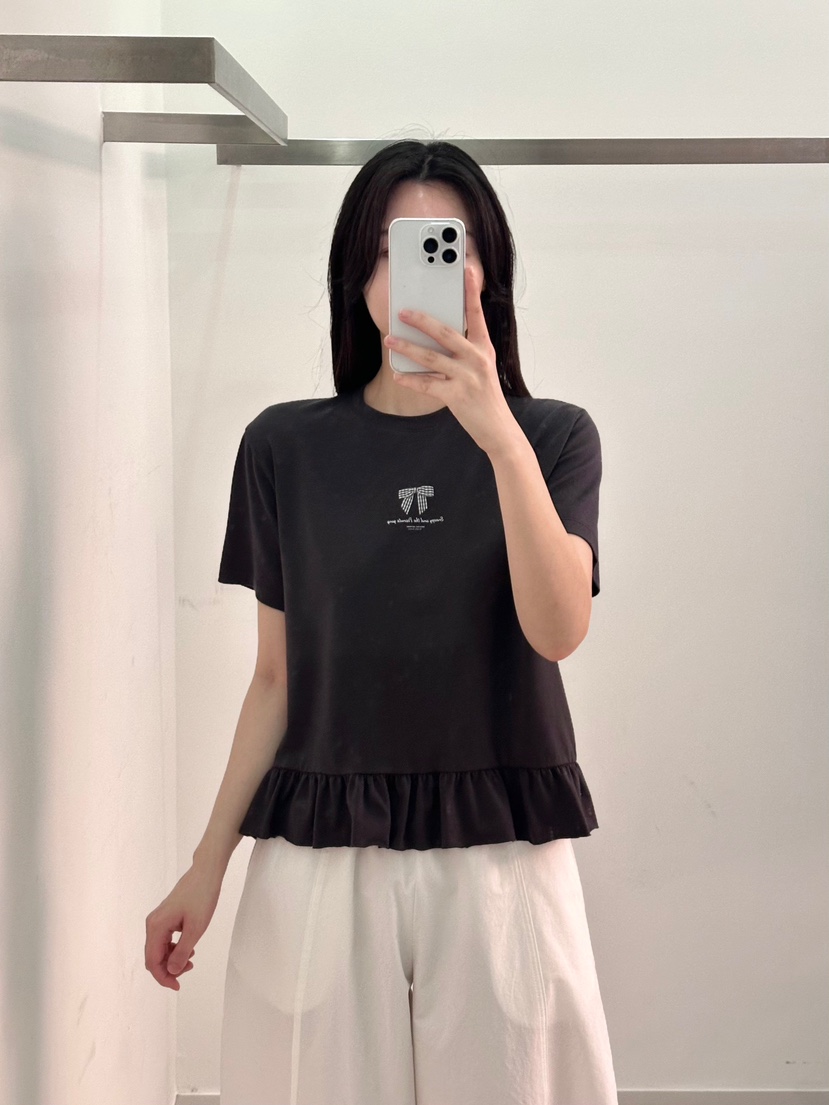 PEPPER-L韓國直郵㊣東大門實拍女裝新品熱賣休閑時尚25春夏T恤PEPPERT恤