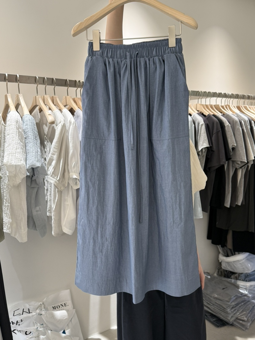 MONE-A韓國㊣直郵東大門代購女裝新款25春夏職業半身裙中短裙HOWFF半身裙/中短裙圖色4