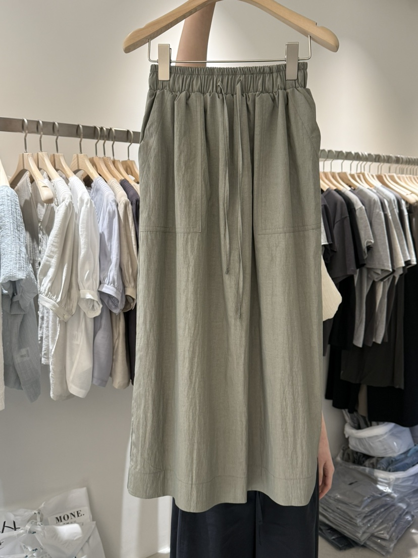 MONE-A韓國㊣直郵東大門代購女裝新款25春夏職業半身裙中短裙HOWFF半身裙/中短裙圖色5