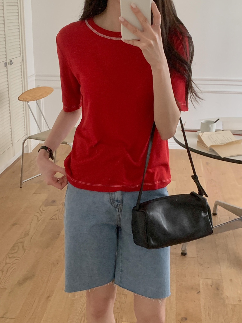 CM韓國直郵㊣女裝新品人氣25春夏熱賣休閑推薦時尚職業T恤CM_centimeterT恤