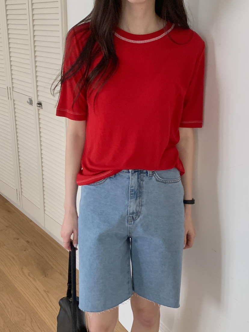 CM韓國直郵㊣女裝新品人氣25春夏熱賣休閑推薦時尚職業T恤CM_centimeterT恤