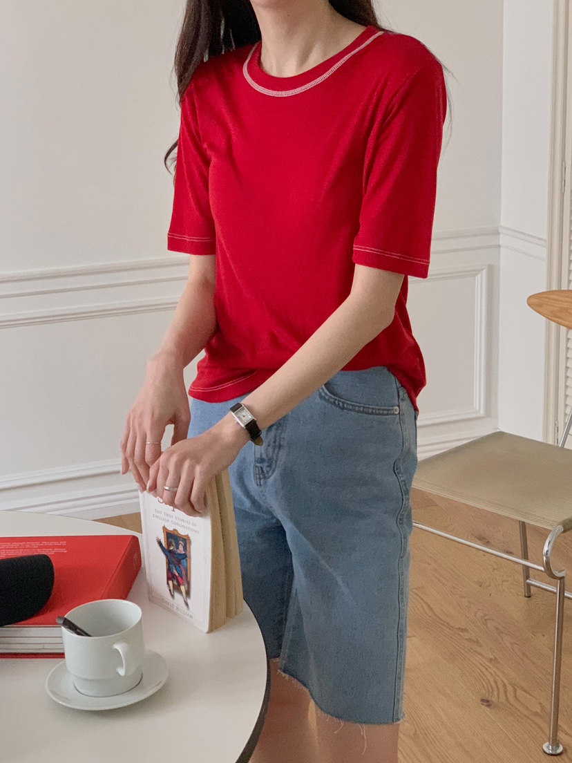 CM韓國直郵㊣女裝新品人氣25春夏熱賣休閑推薦時尚職業T恤CM_centimeterT恤