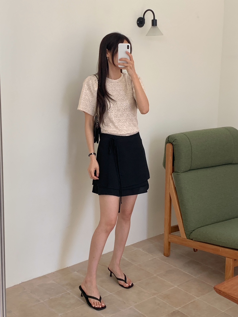 PIN-UP直郵韓國代購㊣女裝新款時尚推薦25春夏職業人氣T恤PIN-UPT恤