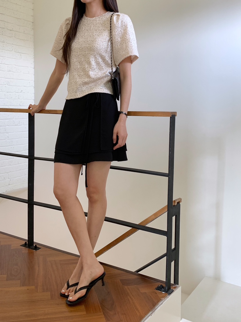 PIN-UP直郵韓國代購㊣女裝新款時尚推薦25春夏職業人氣T恤PIN-UPT恤