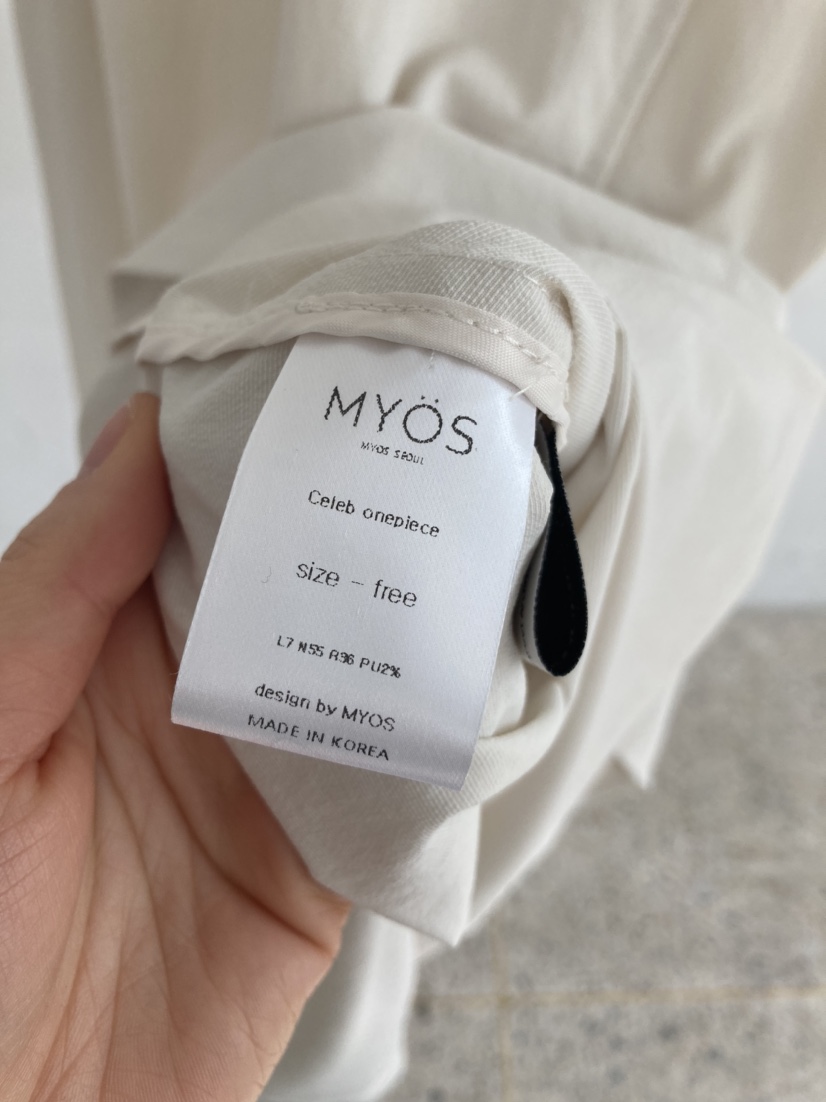 MYOS韓國㊣直郵東大門代購女裝新品人氣推薦25春夏休閑連衣裙MYOS連衣裙