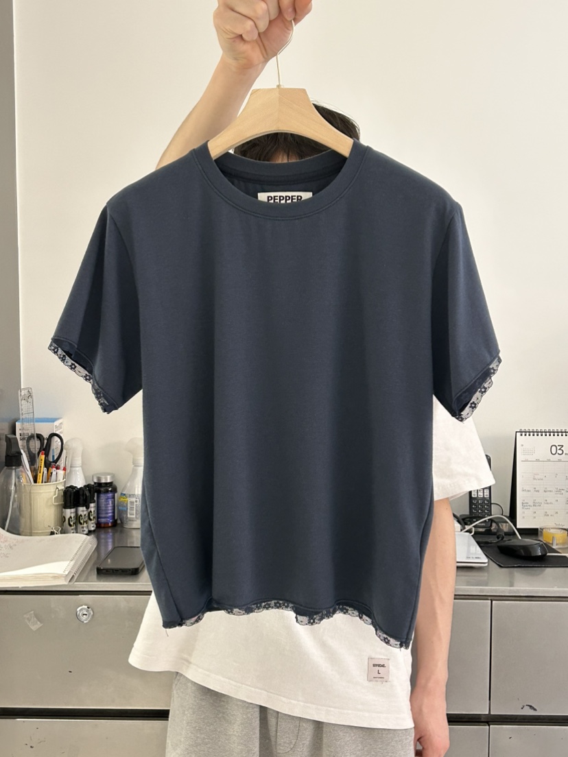 PEPPER-L韓國直郵㊣東大門實拍女裝新品25春夏人氣熱賣T恤PEPPERT恤圖色5