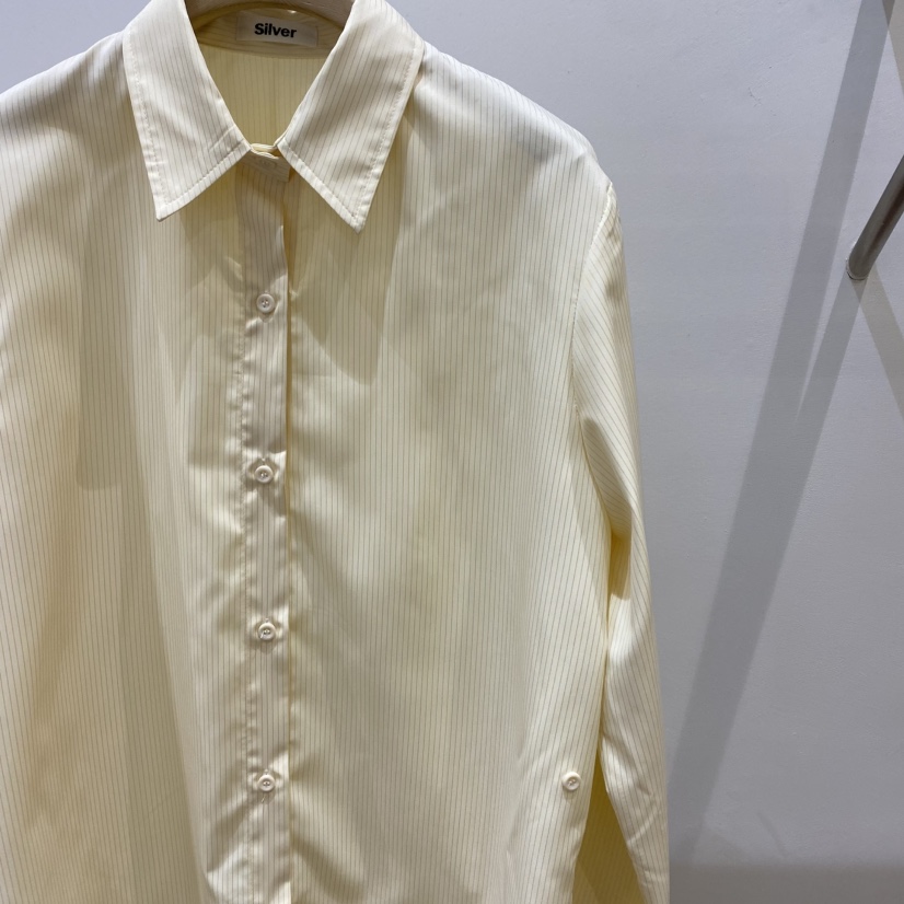 SILVER直郵韓國代購㊣女裝新品25春夏職業休閑熱賣襯衫蕾絲衫SILVER襯衫/蕾絲衫