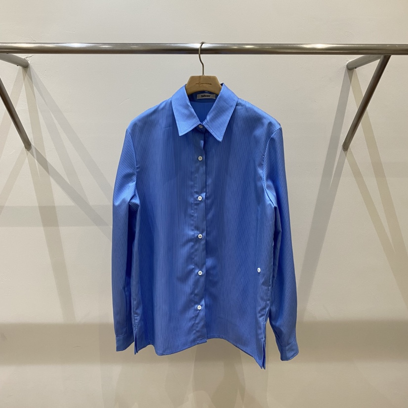 SILVER直郵韓國代購㊣女裝新品25春夏職業休閑熱賣襯衫蕾絲衫SILVER襯衫/蕾絲衫圖色3