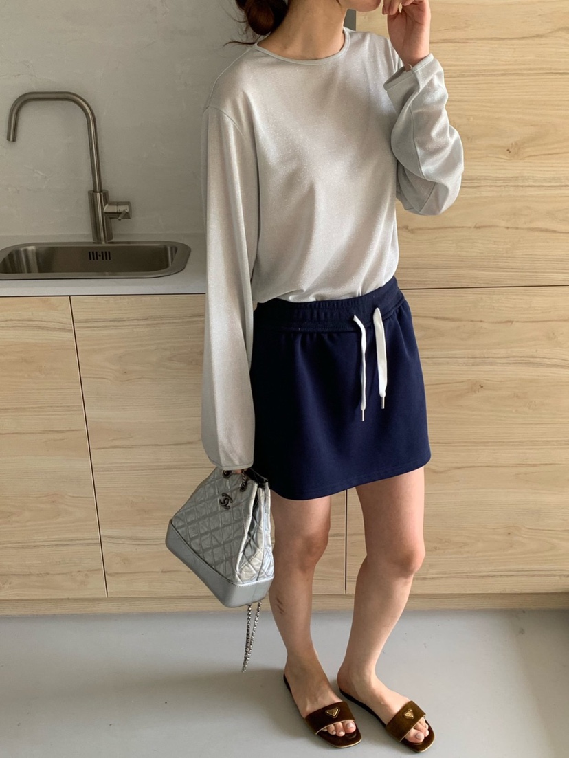 COBALT BLUE韓國直郵㊣東大門實拍女裝新品推薦休閑25春夏短裙COBALT BLUE短裙圖色3